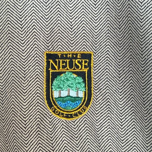 Zero Restriction Golf Outerwear Chevron Pullover Vest Shirt Beige Tan Black - Picture 5 of 12